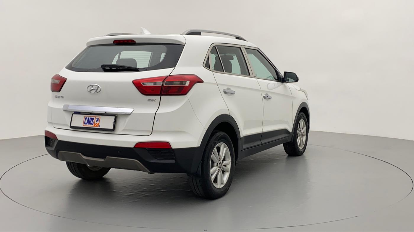 2016 Hyundai Creta 1.6 SX PLUS PETROL, Petrol, Manual, 34,087 km, Right Back Diagonal (45- Degree) View