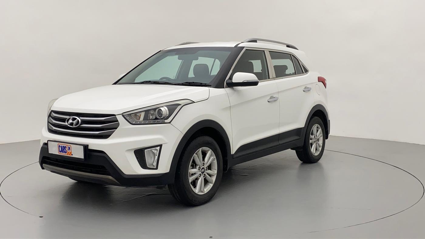 2016 Hyundai Creta 1.6 SX PLUS PETROL, Petrol, Manual, 34,087 km, Left Front Diagonal (45- Degree) View