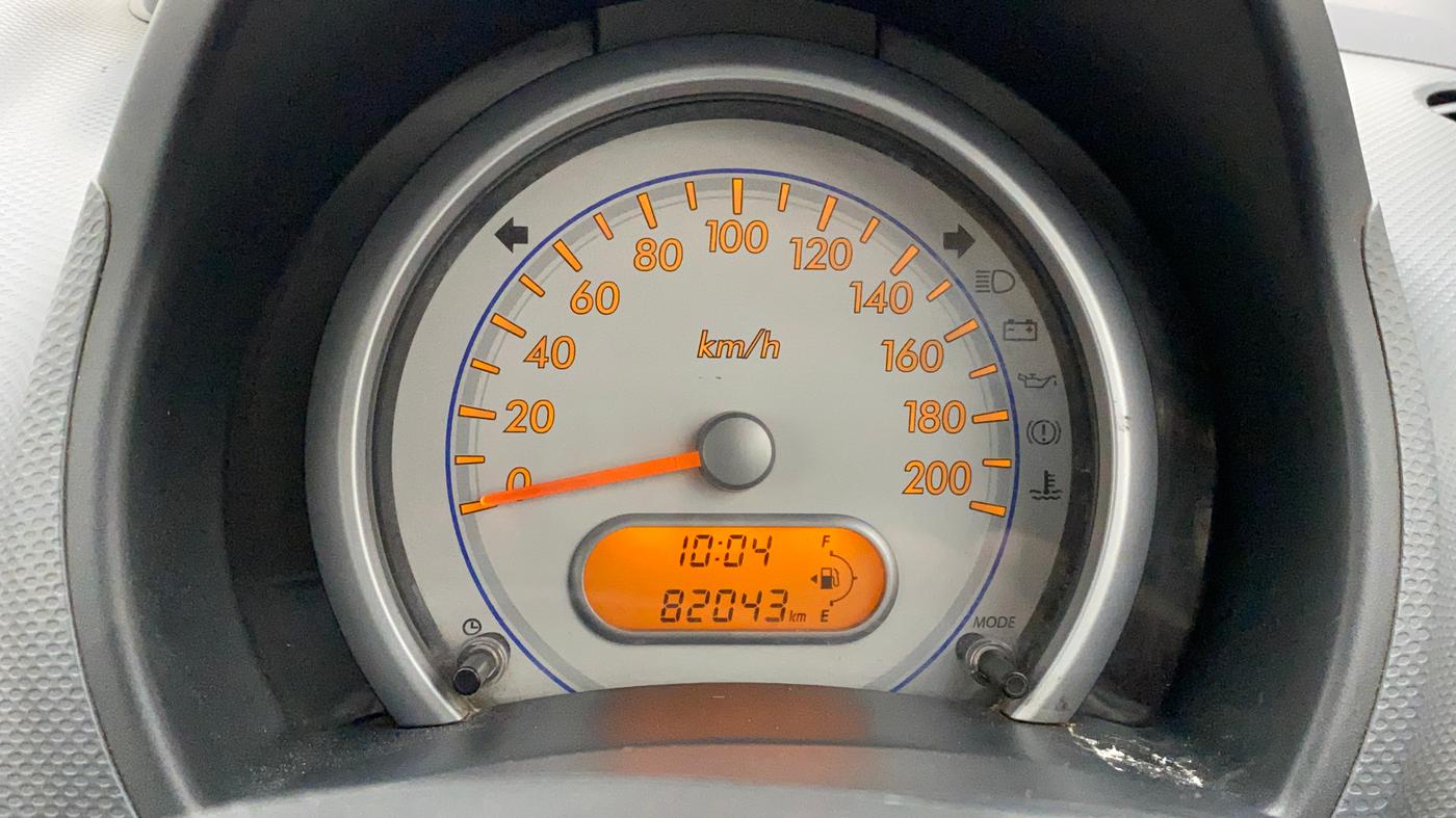 2011 Maruti Ritz VXI, Petrol, Manual, 82,043 km, Odometer Image