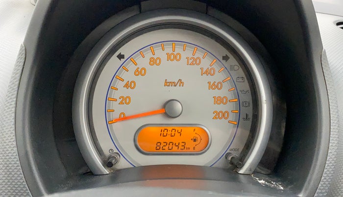 2011 Maruti Ritz VXI, Petrol, Manual, 82,043 km, Odometer Image