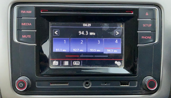 2017 Volkswagen Vento HIGHLINE PLUS TDI MT, Diesel, Manual, 38,676 km, Infotainment System