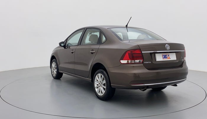 2017 Volkswagen Vento HIGHLINE PLUS TDI MT, Diesel, Manual, 38,676 km, Left Back Diagonal (45- Degree) View
