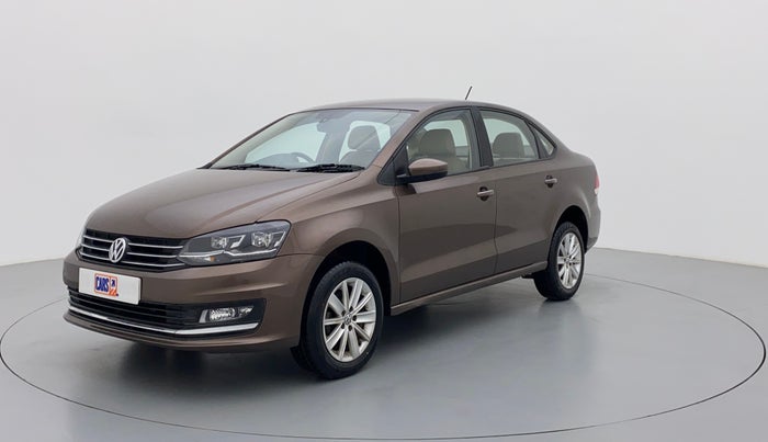 2017 Volkswagen Vento HIGHLINE PLUS TDI MT, Diesel, Manual, 38,676 km, Left Front Diagonal (45- Degree) View
