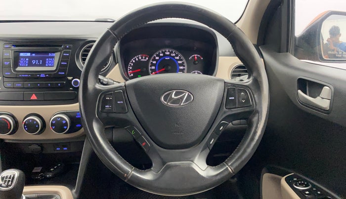 2015 Hyundai Grand i10 ASTA 1.2 KAPPA VTVT, Petrol, Manual, 50,840 km, Steering Wheel Close Up