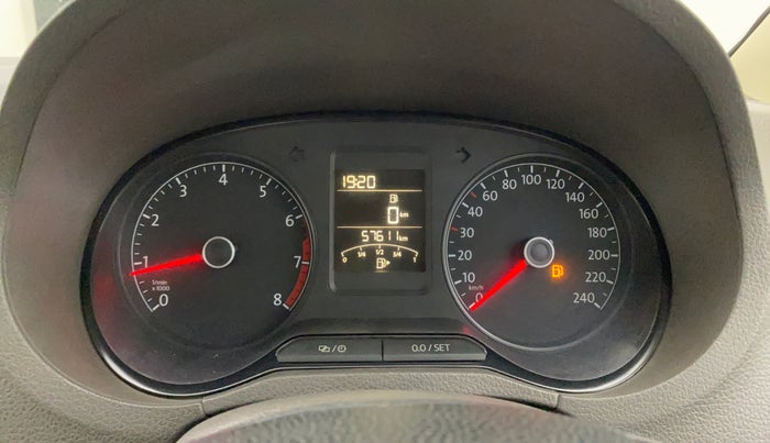 2015 Volkswagen Vento HIGHLINE 1.6 MPI, Petrol, Manual, 57,611 km, Odometer Image