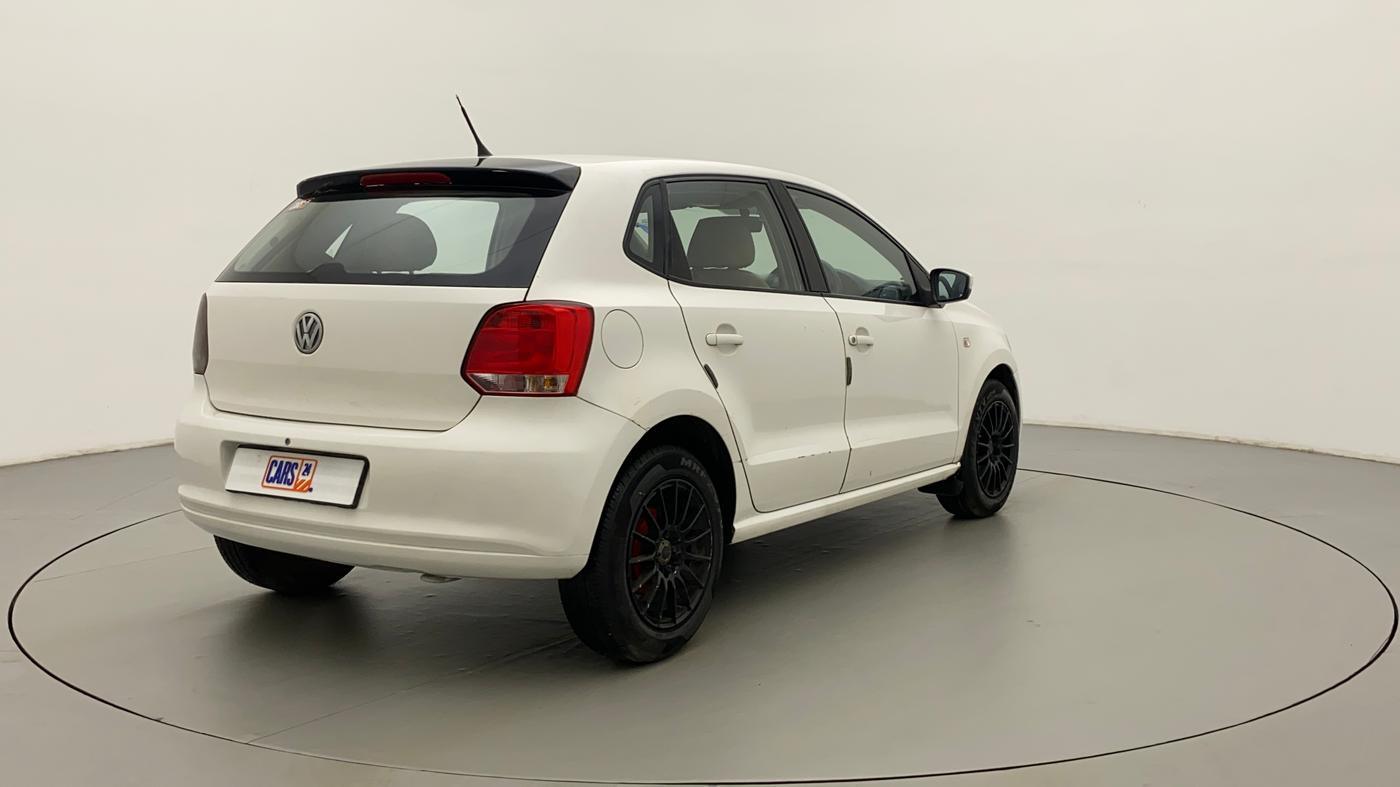 2011 Volkswagen Polo TRENDLINE 1.2L PETROL, Petrol, Manual, 61,229 km, Right Back Diagonal