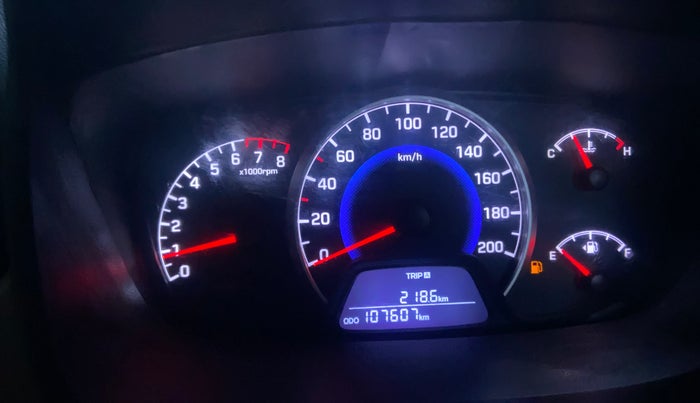 2017 Hyundai Grand i10 SPORTZ 1.2 KAPPA VTVT, CNG, Manual, 1,07,596 km, Odometer Image