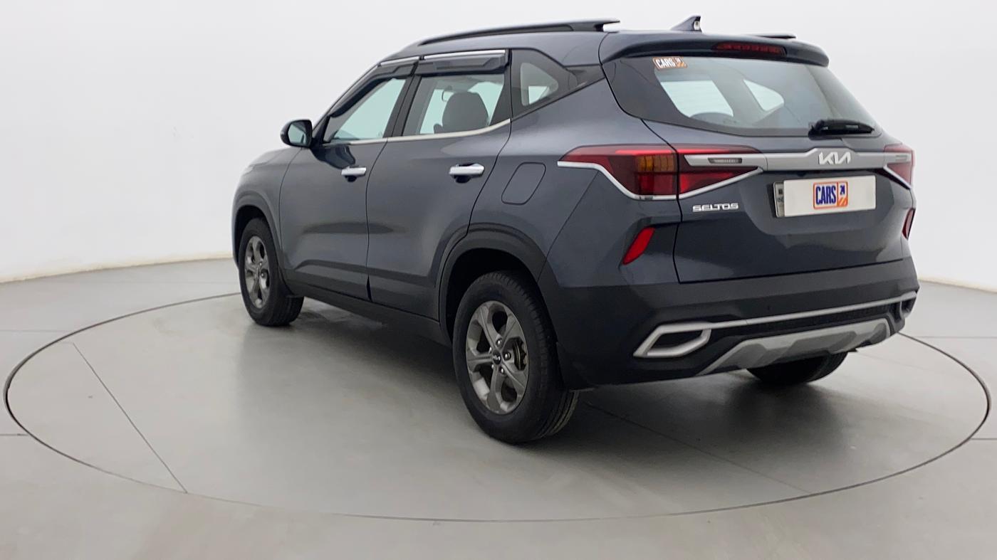 2022 KIA SELTOS HTK PLUS 1.5 IMT, Petrol, Manual, 7,700 km, Left Back Diagonal