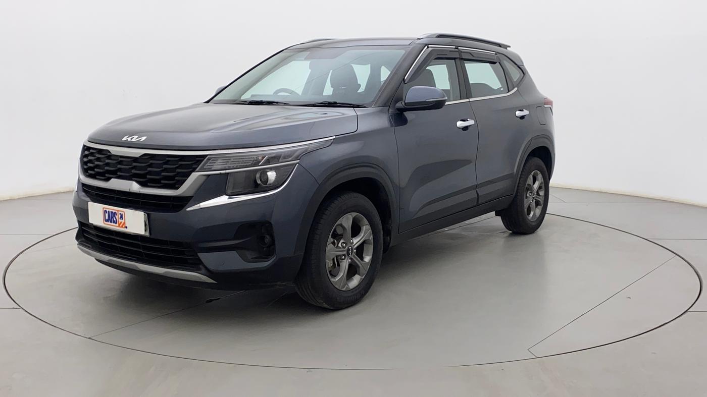 2022 KIA SELTOS HTK PLUS 1.5 IMT, Petrol, Manual, 7,700 km, Left Front Diagonal