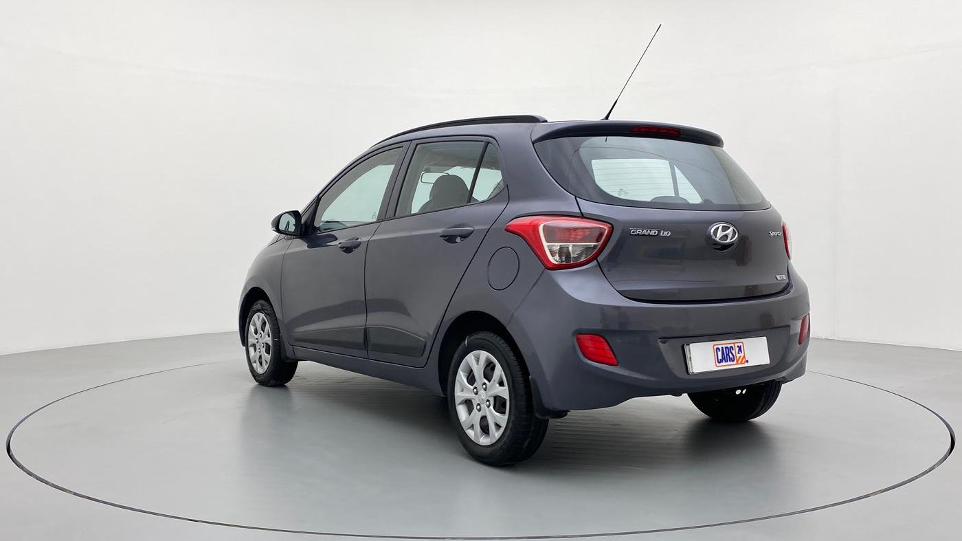 2016 Hyundai Grand i10 SPORTZ 1.2 KAPPA VTVT, Petrol, Manual, 31,348 km, Left Back Diagonal