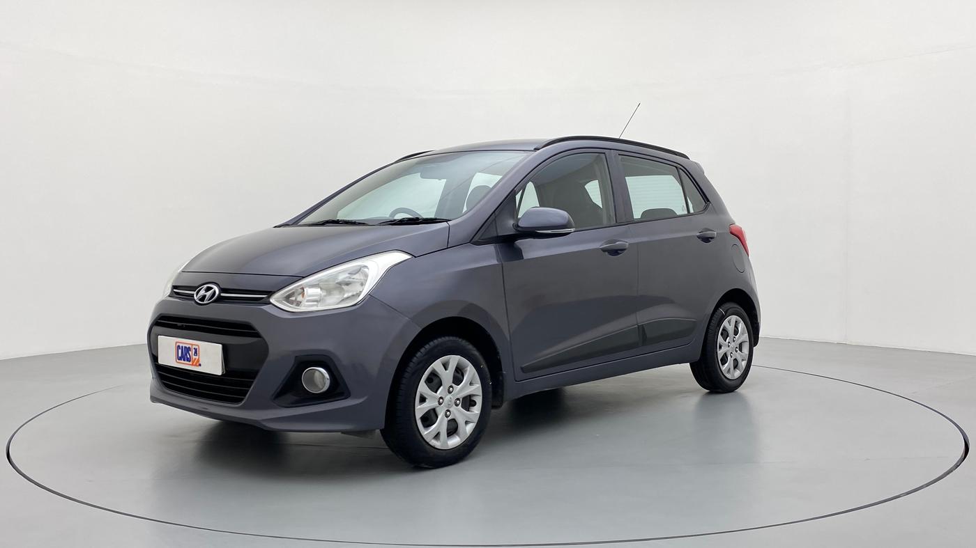 2016 Hyundai Grand i10 SPORTZ 1.2 KAPPA VTVT, Petrol, Manual, 31,348 km, Left Front Diagonal