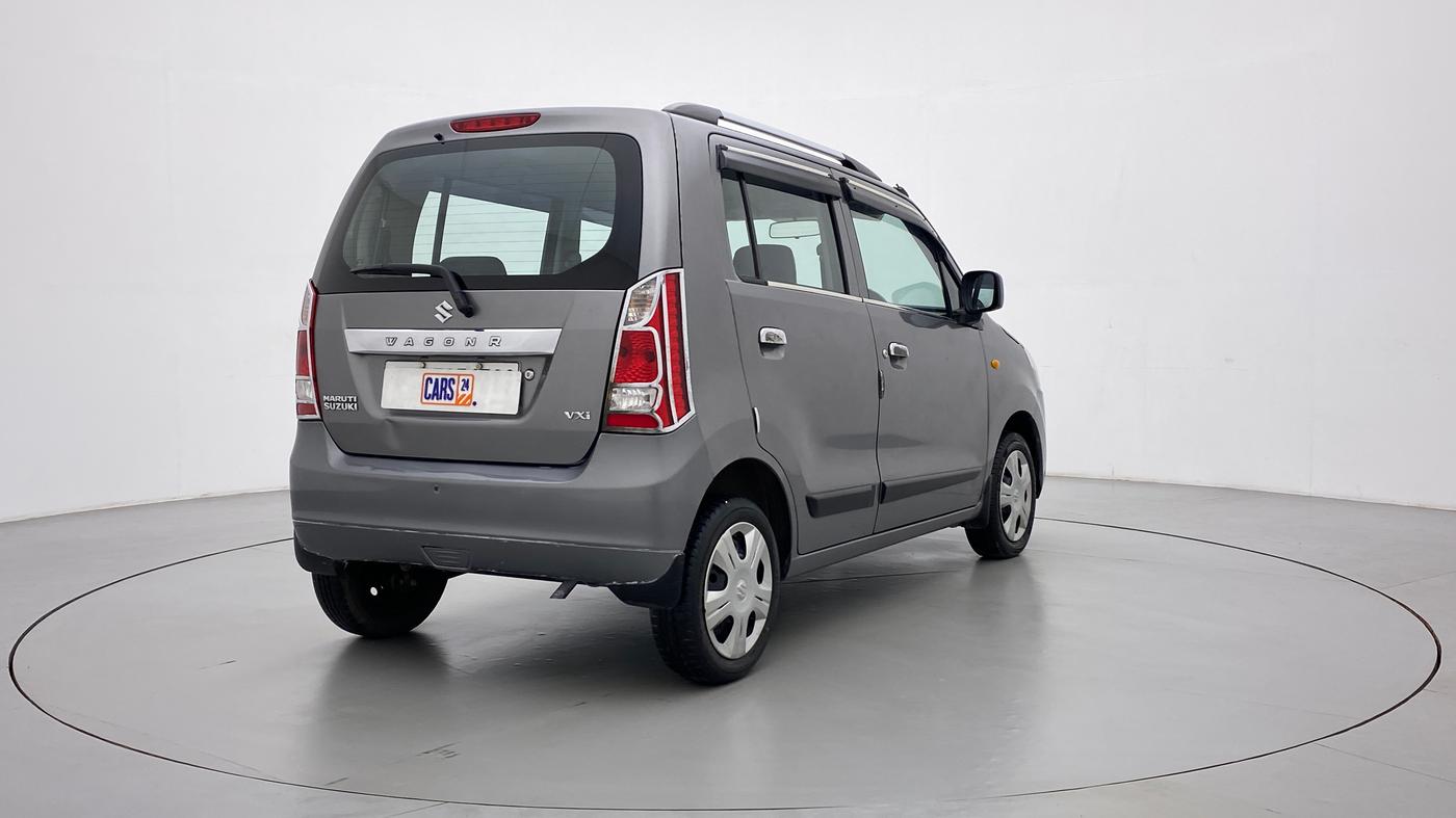 2018 Maruti Wagon R 1.0 VXI, Petrol, Manual, 34,604 km, Right Back Diagonal