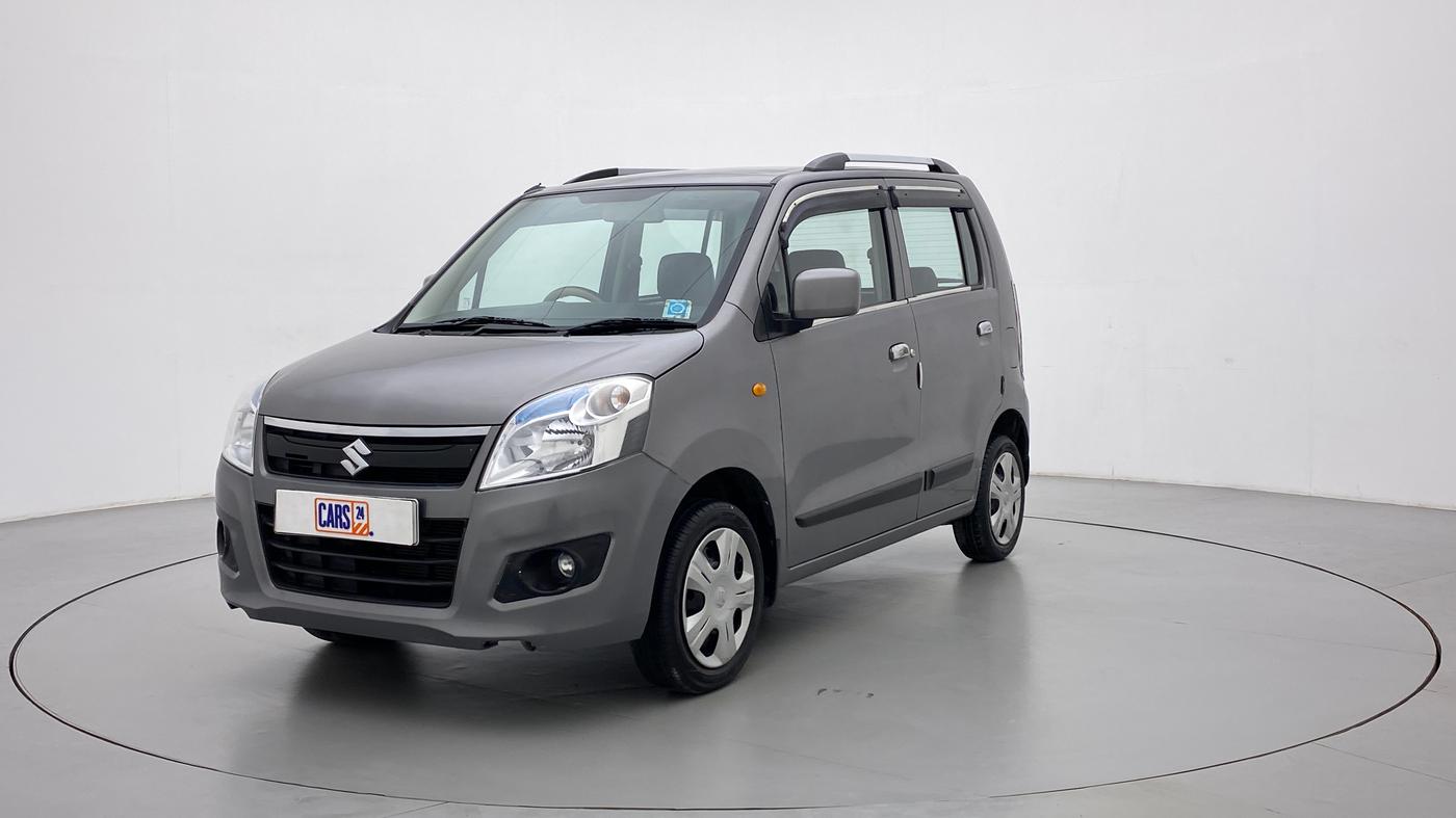 2018 Maruti Wagon R 1.0 VXI, Petrol, Manual, 34,604 km, Left Front Diagonal