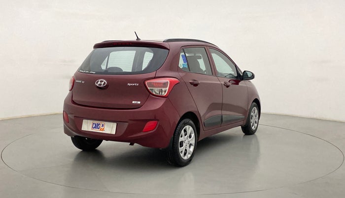 2015 Hyundai Grand i10 SPORTZ 1.2 KAPPA VTVT, Petrol, Manual, 47,239 km, Right Back Diagonal