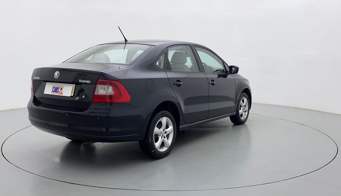 2015 Skoda Rapid 1.5 TDI MT AMBITION, Diesel, Manual, 58,131 km, Right Back Diagonal