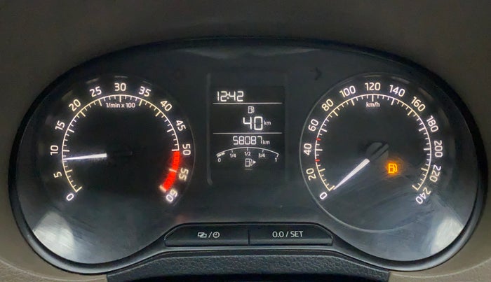 2015 Skoda Rapid 1.5 TDI MT AMBITION, Diesel, Manual, 58,131 km, Odometer Image