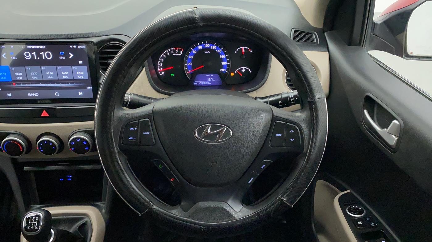 2016 Hyundai Xcent SX 1.2, Petrol, Manual, 28,808 km, Steering Wheel Close Up