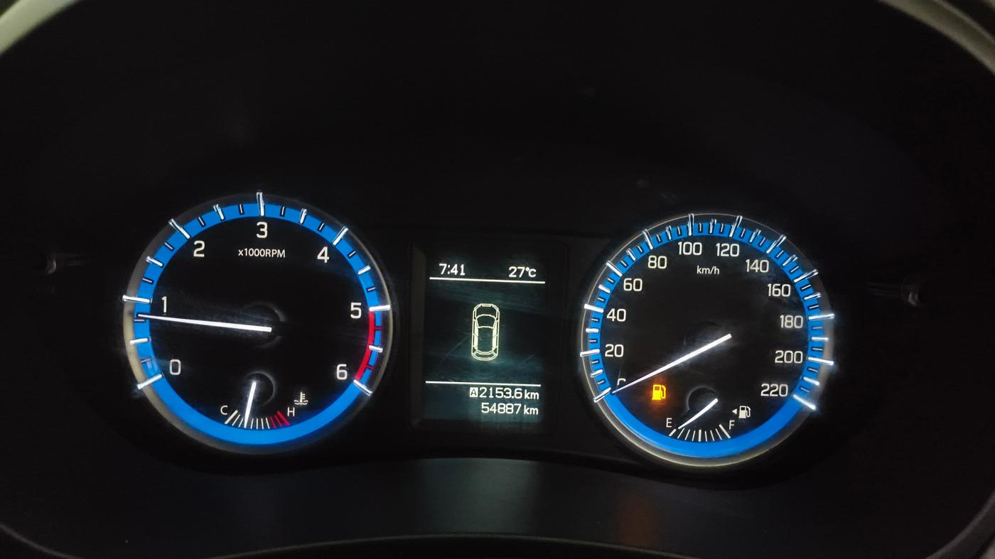 2015 Maruti S Cross ALPHA 1.6, Diesel, Manual, 54,852 km, Odometer Image