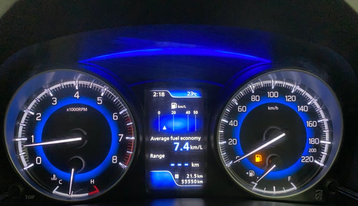 2021 Maruti Baleno ALPHA PETROL 1.2, Petrol, Manual, 55,550 km, Odometer Image