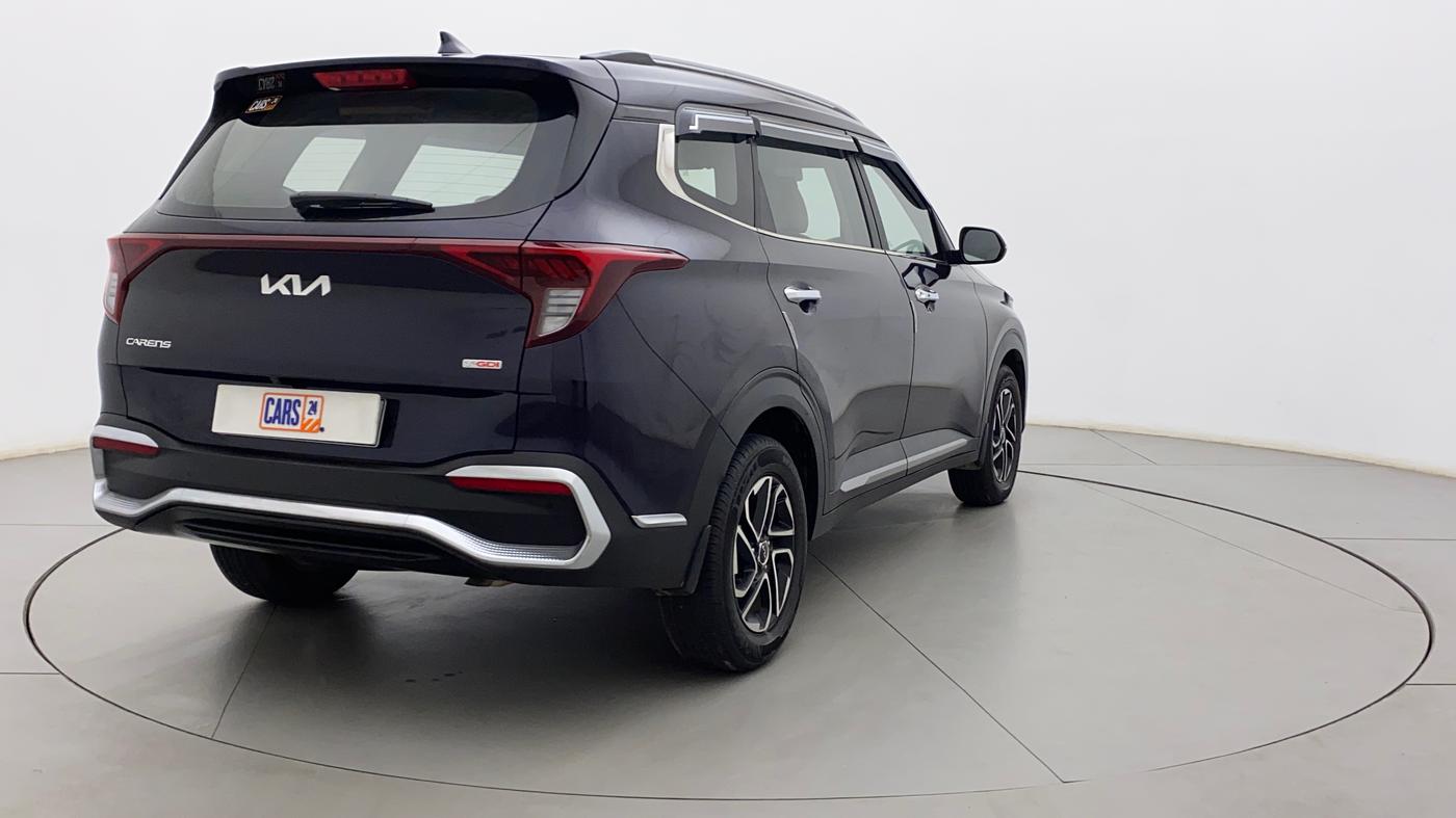 2022 KIA CARENS LUXURY PLUS 1.4 PETROL 6 STR, Petrol, Manual, 12,032 km, Right Back Diagonal