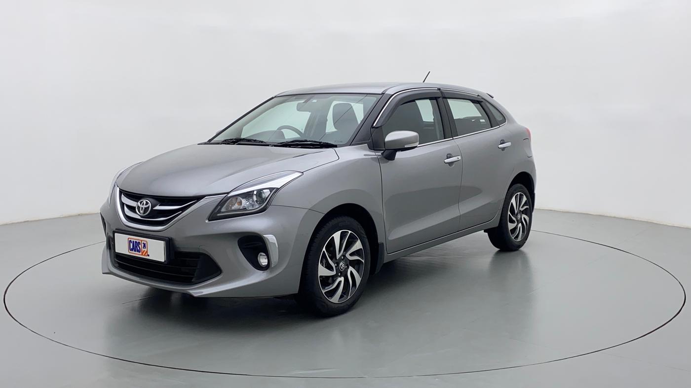2020 Toyota Glanza G CVT, Petrol, Automatic, 11,189 km, Left Front Diagonal