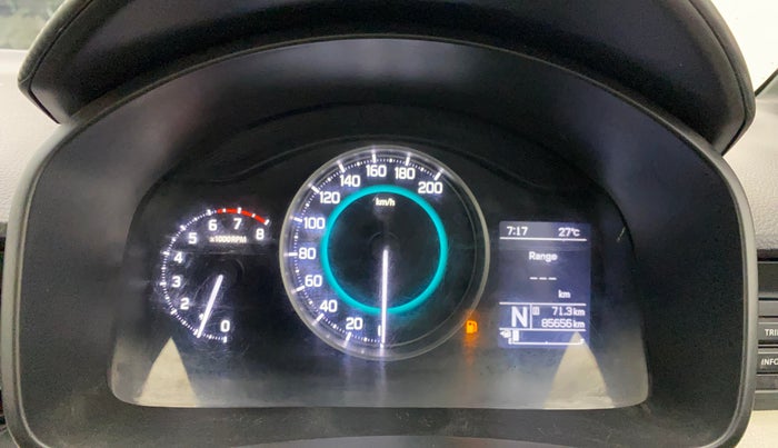 2020 Maruti IGNIS ZETA 1.2 AMT, Petrol, Automatic, 85,625 km, Odometer Image