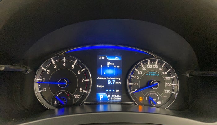 2018 Maruti Ciaz ZETA AT 1.5  SHVS PETROL, Petrol, Automatic, 62,036 km, Odometer Image