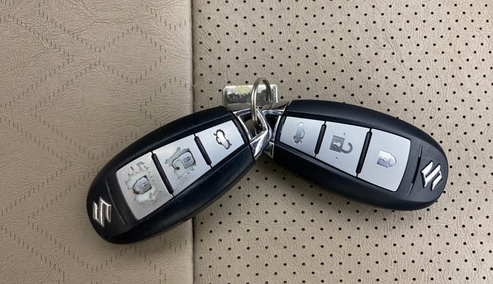 2018 Maruti Ciaz ZETA AT 1.5  SHVS PETROL, Petrol, Automatic, 62,036 km, Key Close Up