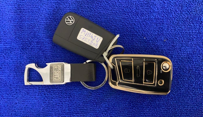 2021 Volkswagen TAIGUN HIGHLINE 1.0 TSI AT, Petrol, Automatic, 28,153 km, Key Close Up