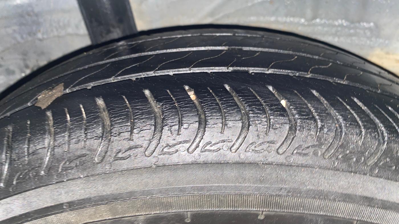 2022 Honda Amaze 1.2L I-VTEC VX CVT, Petrol, Automatic, 53,189 km, Right Rear Tyre Tread