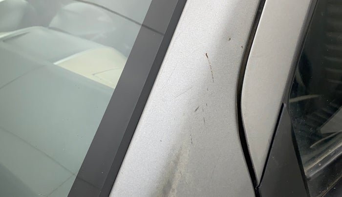 2017 Maruti Wagon R 1.0 LXI CNG, CNG, Manual, 55,367 km, Left A pillar - Slight discoloration