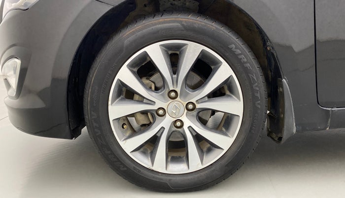 2017 Hyundai Verna 1.6 VTVT SX AT, Petrol, Automatic, 57,506 km, Left Front Wheel