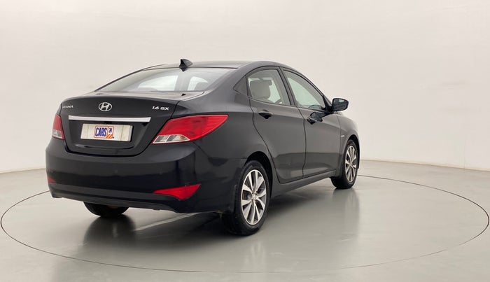 2017 Hyundai Verna 1.6 VTVT SX AT, Petrol, Automatic, 57,506 km, Right Back Diagonal