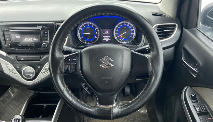 2017 Maruti Baleno DELTA PETROL 1.2, Petrol, Manual, 73,811 km, Steering Wheel Close Up