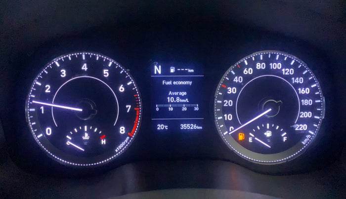 2021 Hyundai VENUE S 1.0 TURBO IMT, Petrol, Manual, 35,525 km, Odometer Image