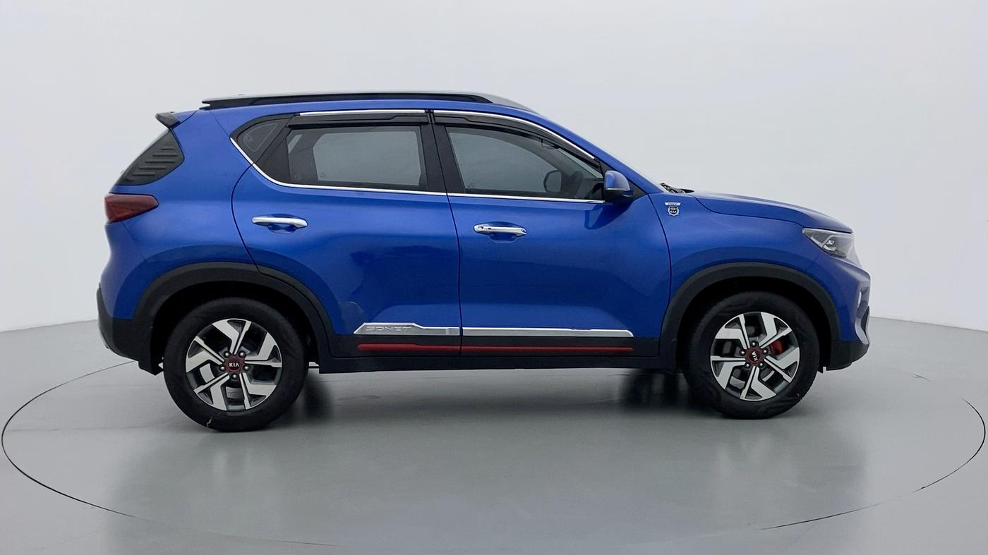 2020 KIA SONET GTX + 1.0 IMT, Petrol, Manual, 21,016 km, Right Side View