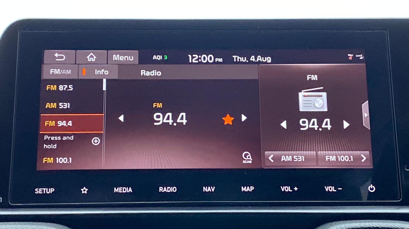 2020 KIA SONET GTX + 1.0 IMT, Petrol, Manual, 21,016 km, Infotainment System
