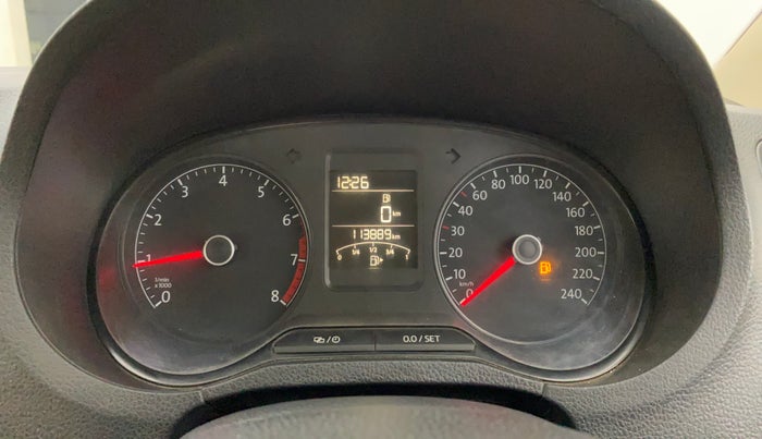 2016 Volkswagen Ameo COMFORTLINE 1.2L, Petrol, Manual, 1,13,850 km, Odometer Image