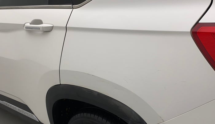 2019 MG HECTOR SHARP HYBRID 1.5 PETROL, Petrol, Manual, 47,595 km, Left quarter panel - Slightly dented