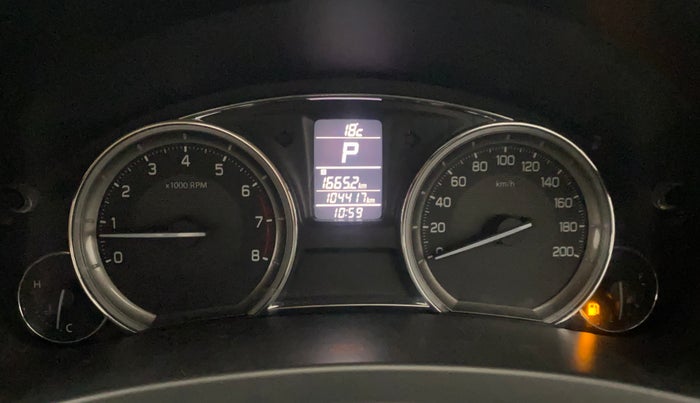 2017 Maruti Ciaz ALPHA  AT 1.4  PETROL, Petrol, Automatic, 1,04,416 km, Odometer Image