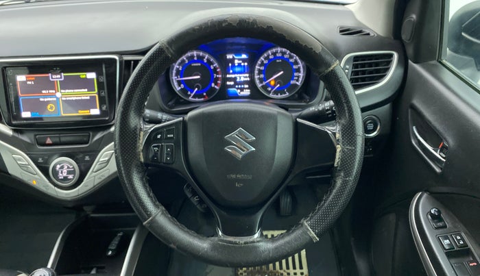 2017 Maruti Baleno ALPHA PETROL 1.2, Petrol, Manual, 65,664 km, Steering Wheel Close Up