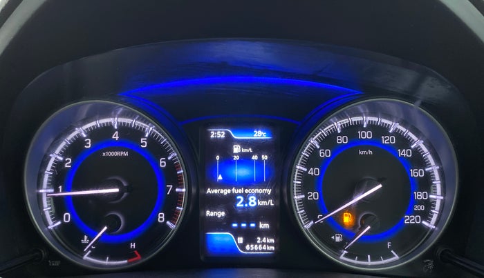 2017 Maruti Baleno ALPHA PETROL 1.2, Petrol, Manual, 65,664 km, Odometer Image