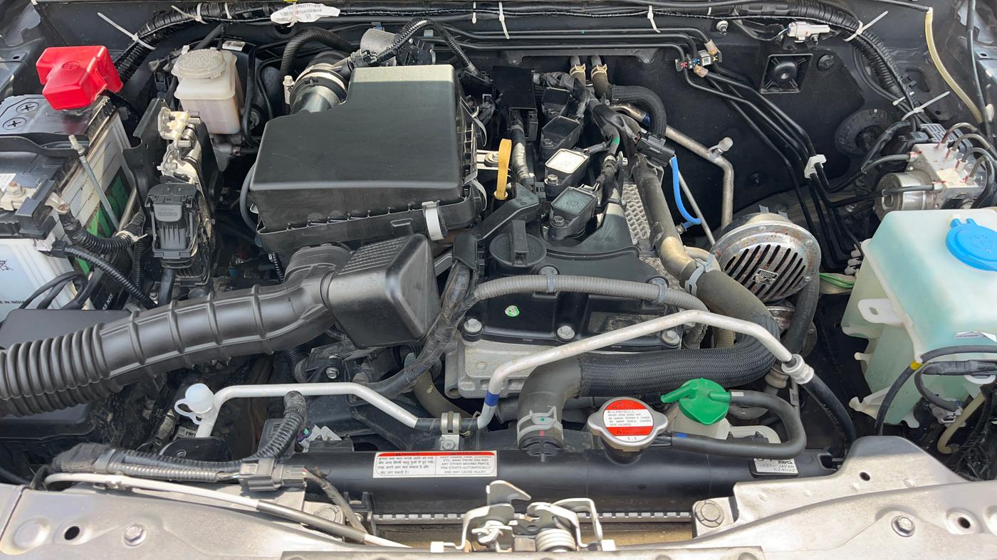 2023 Maruti JIMNY ZETA ALL GRIP PRO AT, Petrol, Automatic, 31,505 km, Engine View