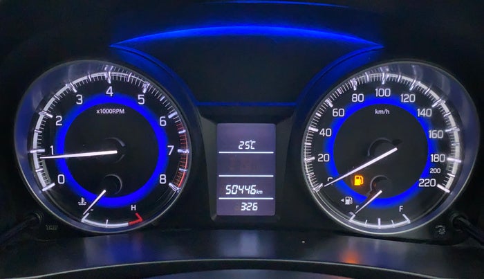 2016 Maruti Baleno DELTA PETROL 1.2, Petrol, Manual, 50,614 km, Odometer Image
