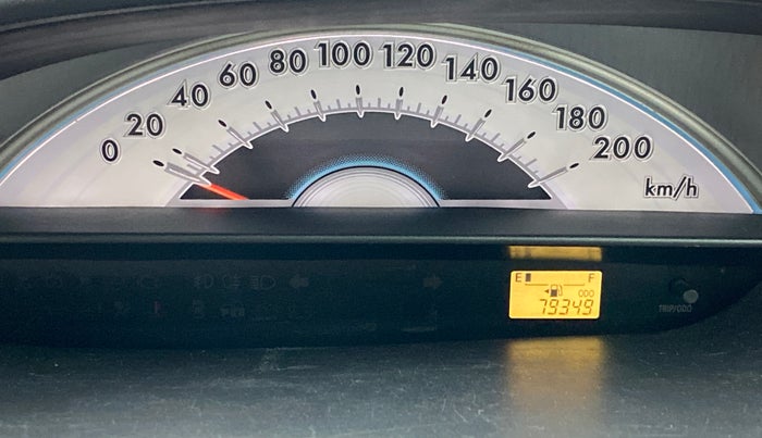 2012 Toyota Etios Liva GD, Diesel, Manual, 79,614 km, Odometer Image
