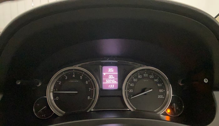 2017 Maruti Ciaz VXI+, Petrol, Manual, 50,000 km, Odometer Image
