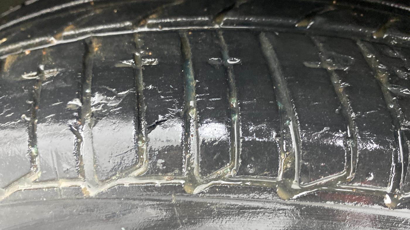 2021 Tata TIGOR XZ PLUS PETROL, Petrol, Manual, 45,688 km, Left Front Tyre Tread