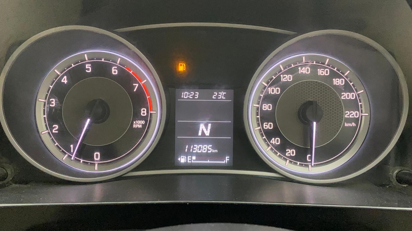 2017 Maruti Dzire ZXI PLUS AMT, Petrol, Automatic, 1,13,117 km, Odometer Image