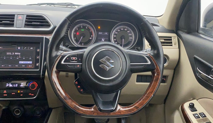 2017 Maruti Dzire ZXI PLUS AMT, Petrol, Automatic, 1,13,117 km, Steering Wheel Close Up