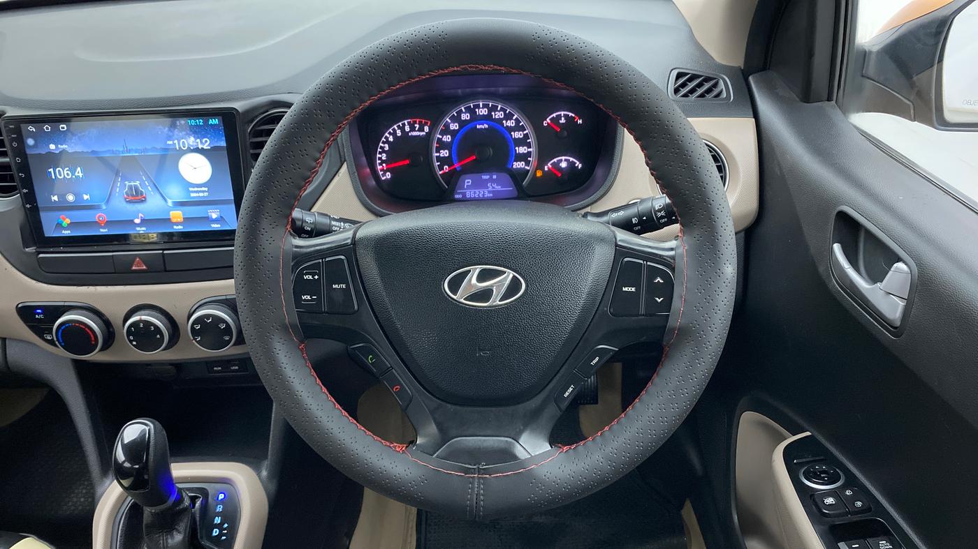 2014 Hyundai Grand i10 ASTA AT 1.2 KAPPA VTVT, Petrol, Automatic, 86,318 km, Steering Wheel Close Up